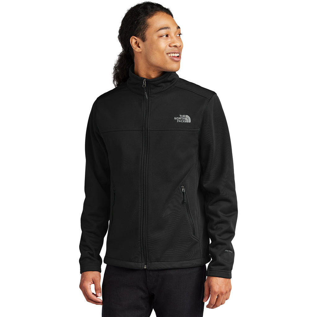 The North Face Men's TNF Black Chest Logo Ridgewall Softshell Jacket