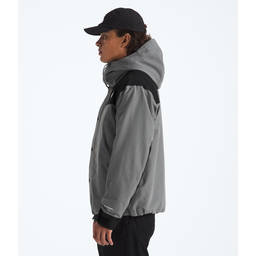 The North Face Men's DryVent Mono Mountain Jacket in Smoked Pearl/TNF Black