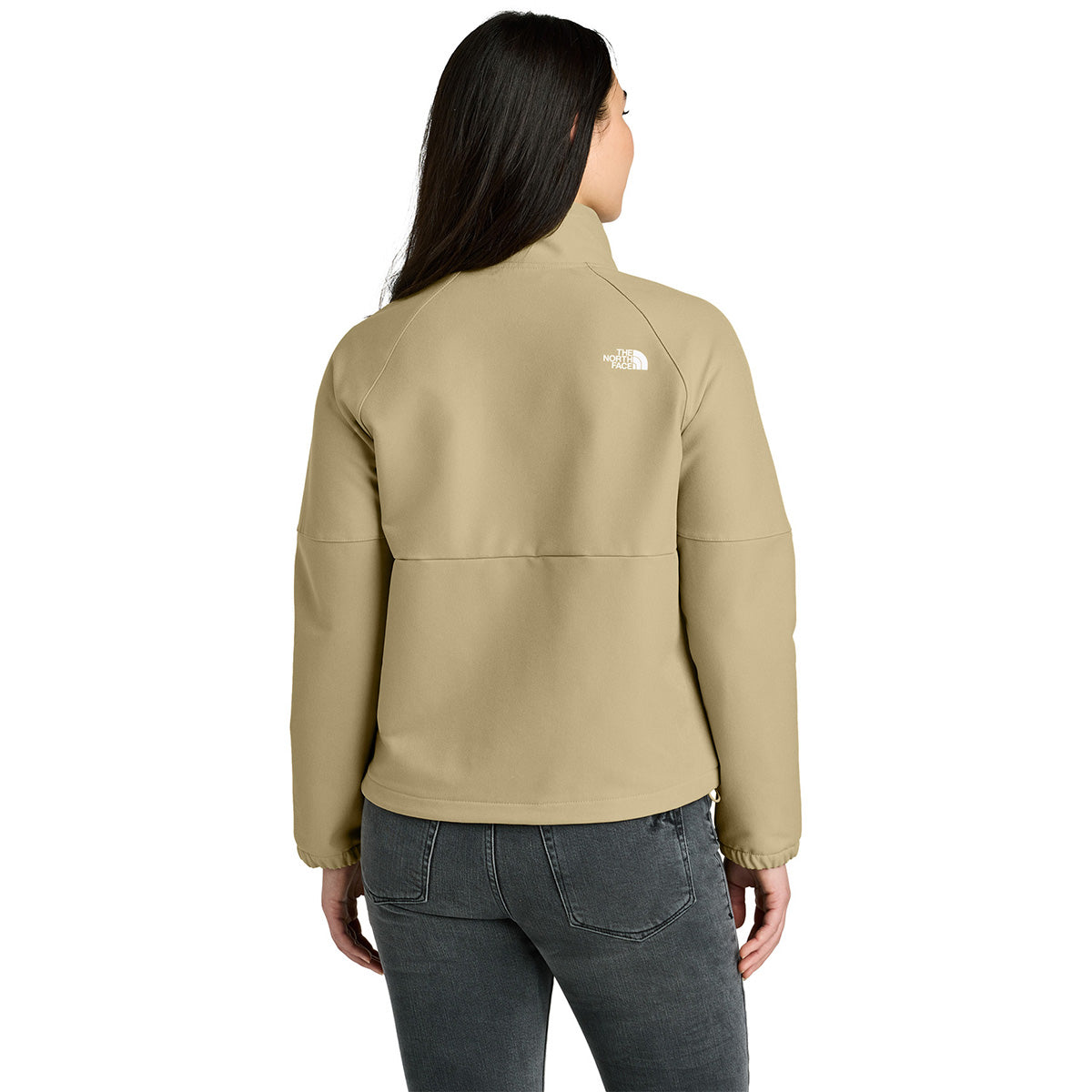 The North Face Women's Khaki Stone Dark Heather Barr Lake Softshell Jacket