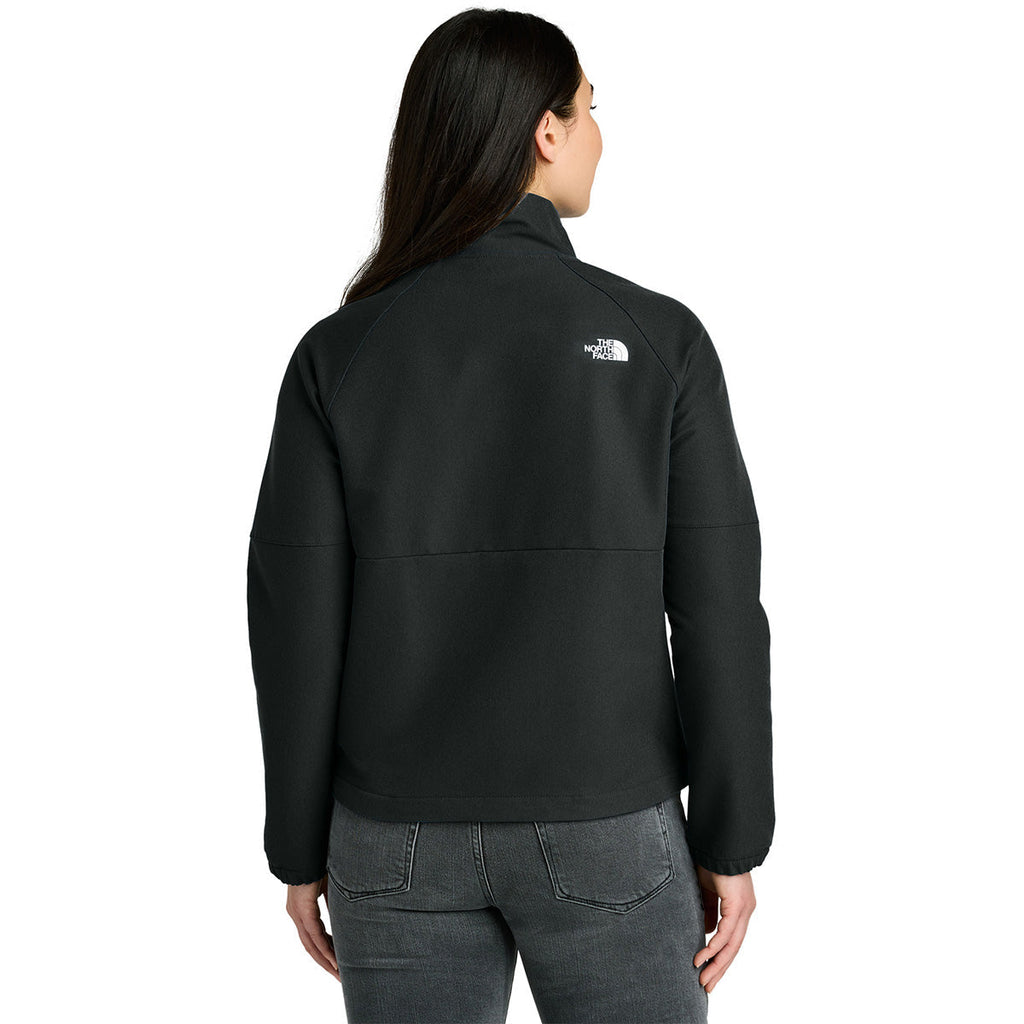 The North Face Women's TNF Black Heather Barr Lake Softshell Jacket
